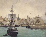 Edouard Manet Le Port de Calais (mk40) Spain oil painting artist